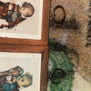 2 Vintage Hummel Screen printed from 1957 and 58 in Plymouth Mass